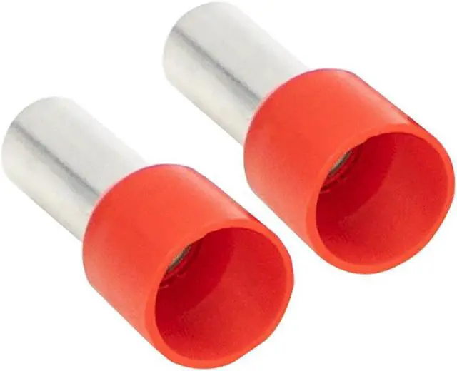 Alt view image 2 of 4 - Install Bay FRL8RD 8 GA Ferrules Red Barrel - 50 per bag