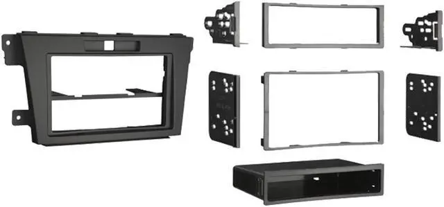Alt view image 2 of 4 - Metra 99-7520B 1/2DIN DIN Dash Kit for MAZDA CX-7 2010-Up w/ Wire Harness & Antenna Adapter