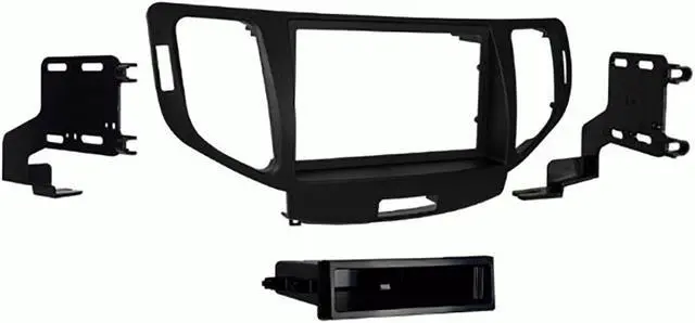 Alt view image 2 of 6 - Metra 99-7805CH Single DIN Dash Kit for Acura TSX w/ Wire Harness & Antenna Adapter