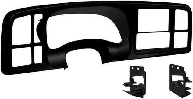 Alt view image 2 of 4 - Metra DP-3002B 2-DIN Dash Kit for GM Trucks/SUV w/ Amp Harness and Antenna Adapter