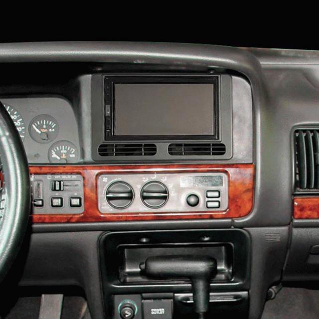 Alt view image 7 of 7 - Metra 107-CH5 Double Din Installation Kit for 1996-1998 Jeep Grand Cherokee Vehicles