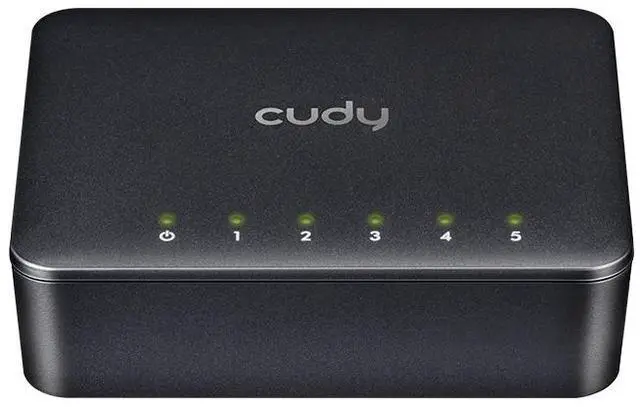 Alt view image 2 of 4 - Cudy GS105D 5 Port Gigabit Ethernet Network Desktop Switch and Ethernet Splitter