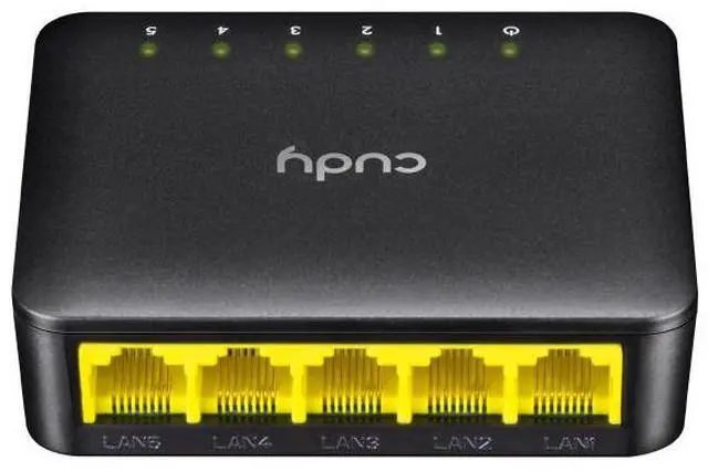 Main image of Cudy GS105D 5 Port Gigabit Ethernet Network Desktop Switch and Ethernet Splitter