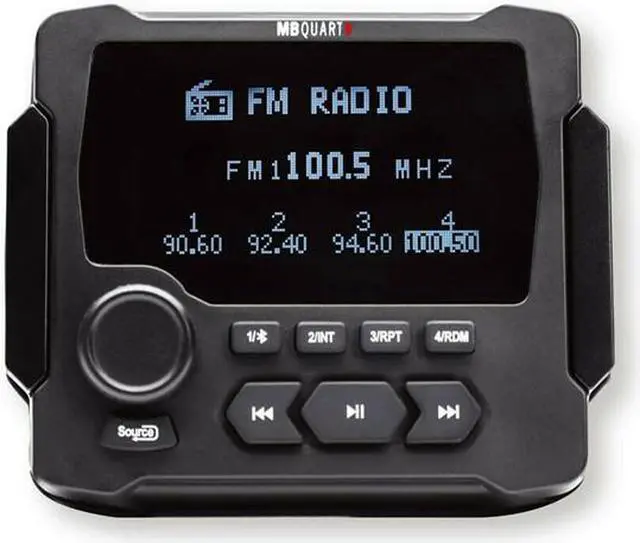 Main image of MB Quart GMR-LCD 3.5" LCD Marine Multimedia Receiver & NK2-116W 6.5" 2-Way Coaxial Marine Speakers