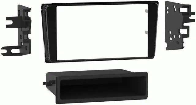 Alt view image 2 of 7 - Metra 99-8912HG 1 or 2 DIN Dash Kit w/ Wire Harness  Antenna Adapter for Select Subaru/ Toyota Vehicles
