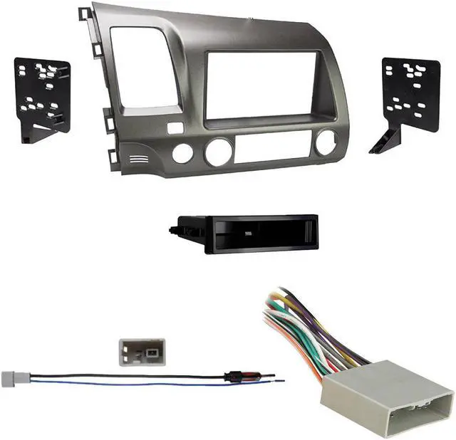 Main image of Metra 99-7816T 1 or 2 DIN Dash Kit w/ Wiring Harness & Antenna Adapter for Honda Vehicles