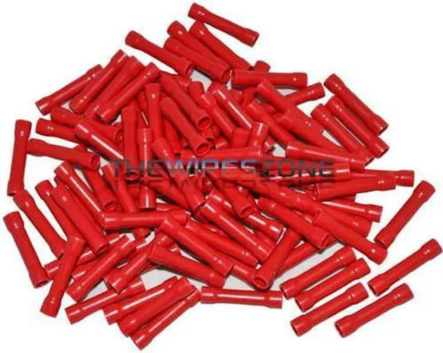 Alt view image 7 of 8 - Install Bay Rvbc Vinyl Butt Connector ,Red; 22-18 Gauge; 100 Per Bag