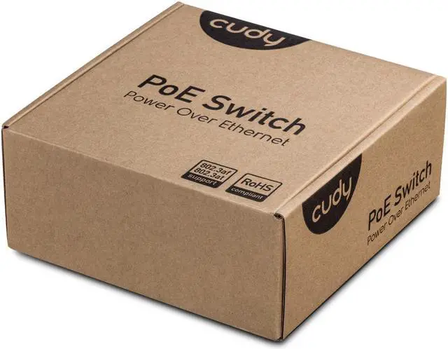 Alt view image 6 of 6 - Cudy GS1005P 5-Port Gigabit POE+ Switch 60W PoE 5 10/100/1000Base-TX Ports