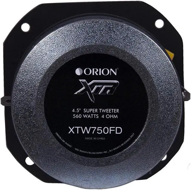 Alt view image 3 of 7 - Orion XTW750FD  Super Bullet Tweeter Speaker
