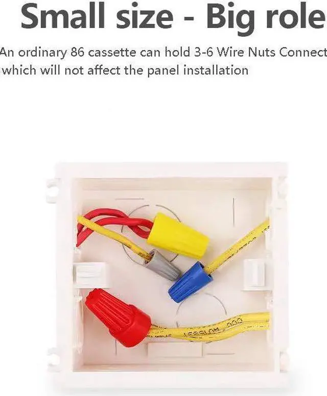 Alt view image 5 of 6 - Twist Type Wire Connector Wire Nuts AWG 18-16 UL Listed Orange 500 pcs.