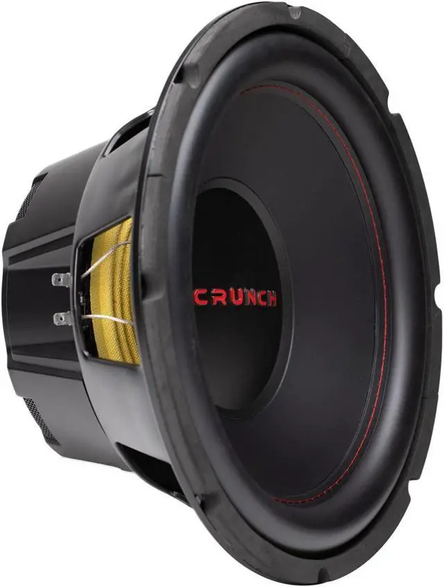 Alt view image 5 of 16 - Crunch CRW12D4 CRW Series 12" 800 Watts Dual Voice Coil 4 Ohm DVC Subwoofer (Each)