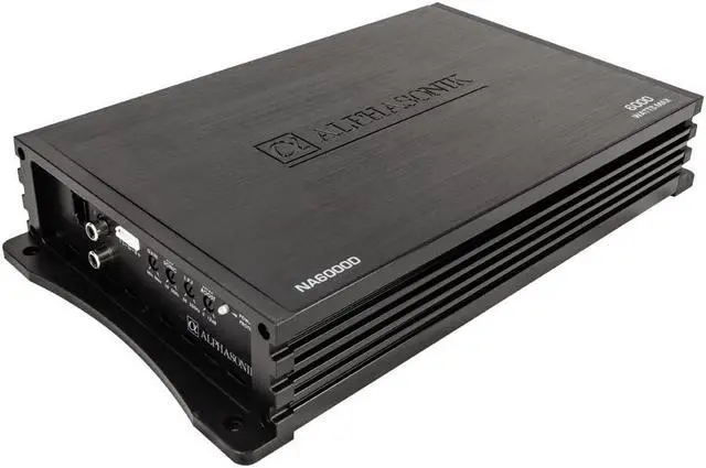 Alt view image 2 of 7 - Alphasonik NA6000D Neuron Series Class D Monoblock 6000 Watts 4 Ohms Car Amplifier
