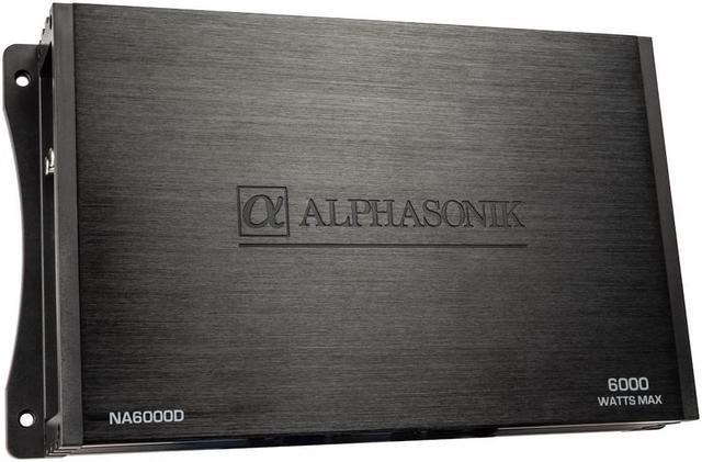 Alphasonik NA6000D Neuron Series Class D Monoblock 6000 Watts 4 Ohms Car  Amplifier