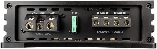 Alt view image 4 of 4 - Alphasonik NA1000.2 Neuron Series Class A/B 2-Channel 1000 Watts 4 Ohms Car Amplifier