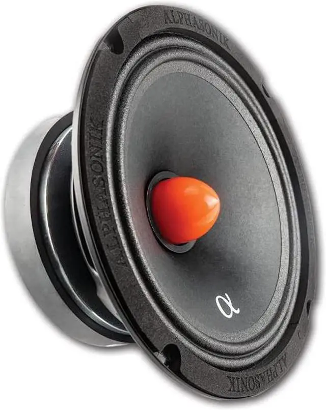 Alt view image 3 of 9 - Alphasonik NMR80 Neuron Series 8" 800 Watts Mid Range Speaker 4 Ohms (Pair)