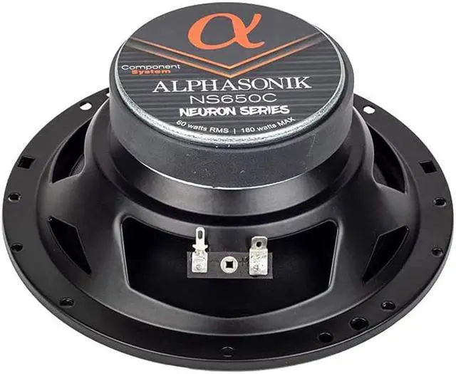 Alt view image 5 of 9 - Alphasonik NS650C Neuron Series 6.5" 180 Watts Component Speaker System (Pair)