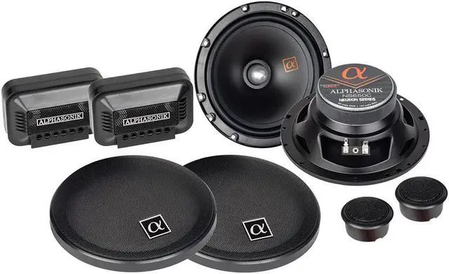 Main image of Alphasonik NS650C Neuron Series 6.5" 180 Watts Component Speaker System (Pair)