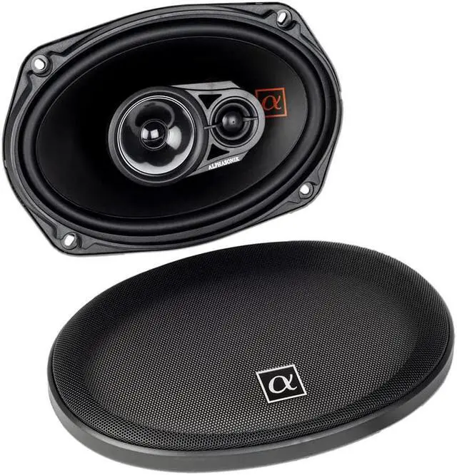 Alt view image 3 of 10 - Alphasonik NS693 Neuron Series 6x9" 210 Watts 3-Way Full Range Speaker (Pair)