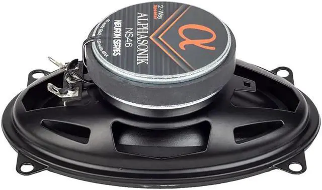 Alt view image 5 of 8 - Alphasonik NS46 Neuron Series 4 x 6 120 Watts 2-Way Full Range Car Audio Speaker (Pair)