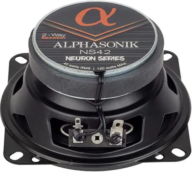 Alt view image 6 of 10 - Alphasonik NS42 Neuron Series 4" 120 Watts 2-Way Full Range Car Audio Speaker (Pair)