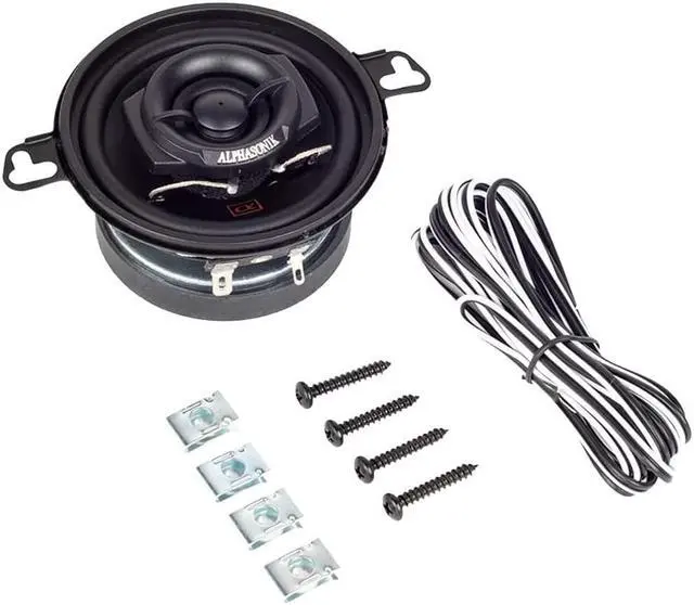Alt view image 2 of 6 - Alphasonik NS35 Neuron Series 3.5" 90 Watts 2-Way Full Range Car Audio Speaker (Pair)