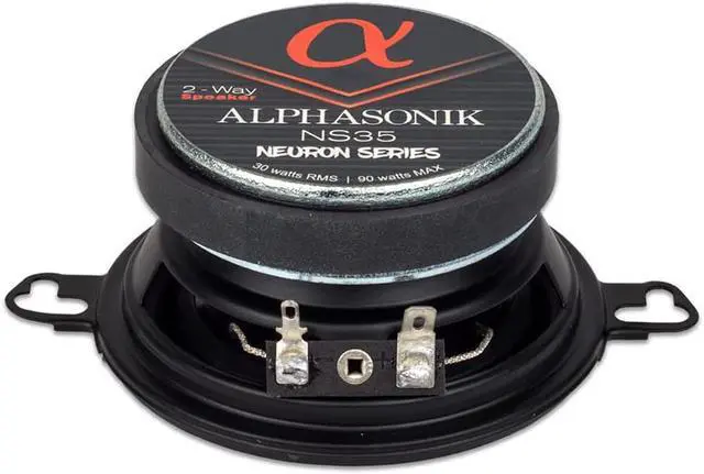 Alt view image 5 of 6 - Alphasonik NS35 Neuron Series 3.5" 90 Watts 2-Way Full Range Car Audio Speaker (Pair)