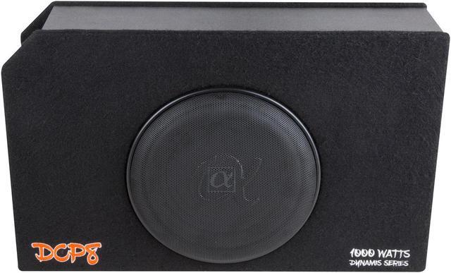 Alt view image 2 of 10 - Alphasonik Dynamis DCP8 8" 1000W 4-Ohm Shallow Mount Flat Enclosed Subwoofer (Each)