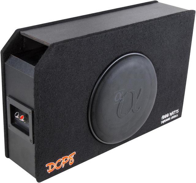 Alt view image 3 of 10 - Alphasonik Dynamis DCP8 8" 1000W 4-Ohm Shallow Mount Flat Enclosed Subwoofer (Each)