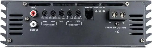 Alt view image 2 of 4 - Alphasonik ALPHA 1K Alpha Series Class D Monoblock 1000 Watts 4 Ohms Full Range Amplifier