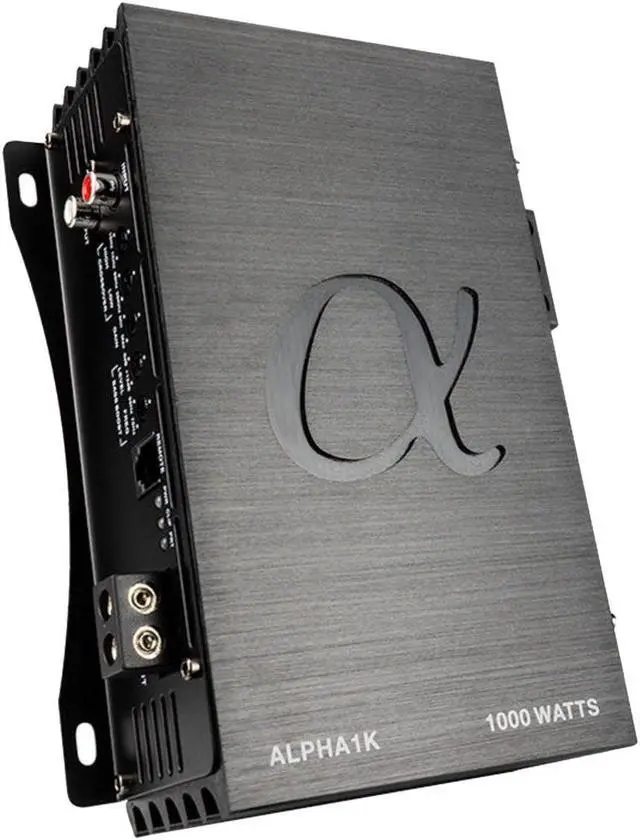 Alt view image 4 of 4 - Alphasonik ALPHA 1K Alpha Series Class D Monoblock 1000 Watts 4 Ohms Full Range Amplifier