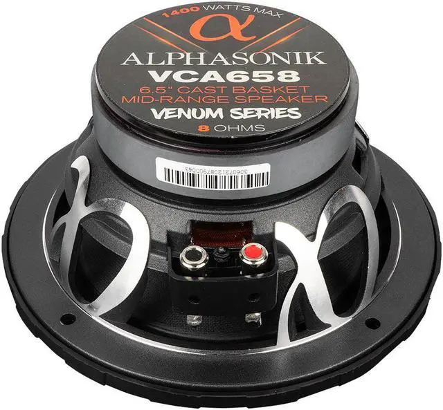 Alt view image 8 of 10 - Alphasonik VCA658 Venum Series 6.5" Midrange Speakers 1400 Watts Max 8 Ohm (Pair)