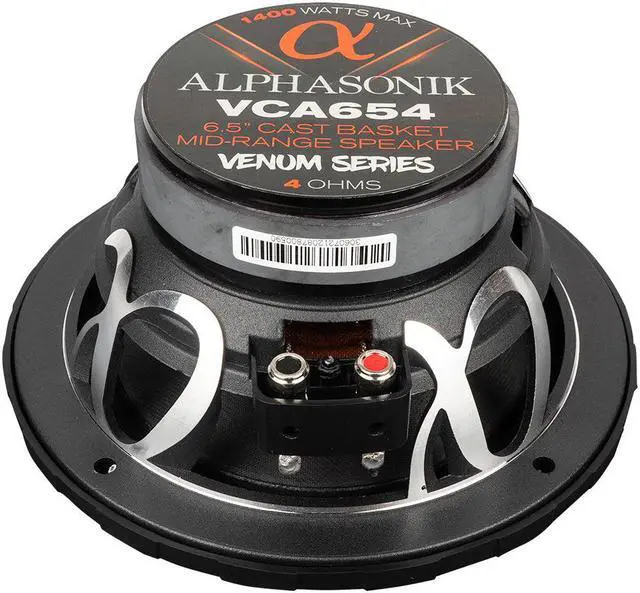 Alt view image 7 of 10 - Alphasonik VCA654 Venum Series 6.5" Midrange Speakers 1400 Watts Max 4 Ohm Pair