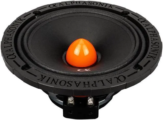 Alt view image 2 of 10 - Alphasonik MPRO658 Mayhem Series 6.5" Midrange Speakers 1400W 8 Ohm Neodymium Pair