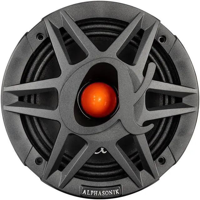 Alt view image 3 of 10 - Alphasonik MPRO654 Mayhem Series 6.5" Midrange Speakers 4 Ohm Neodymium Pair