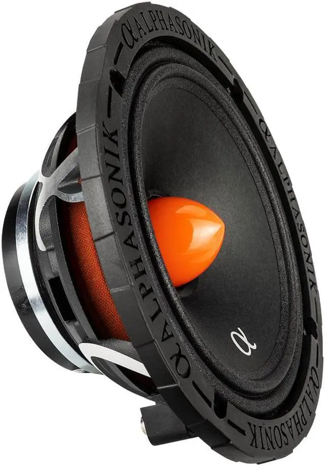 Alt view image 5 of 10 - Alphasonik MPRO654 Mayhem Series 6.5" Midrange Speakers 4 Ohm Neodymium Pair