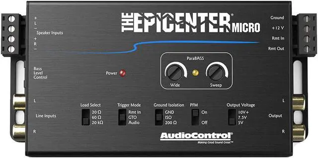 Alt view image 4 of 12 - AudioControl The Epicenter Micro Bass Restoration Processor & Line Output Converter