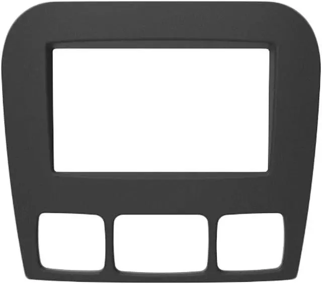 Alt view image 4 of 7 - Metra 95-8734B S Class Double Din Dash Kit for Select 2000-2006 Mercedes-Benz Vehicles