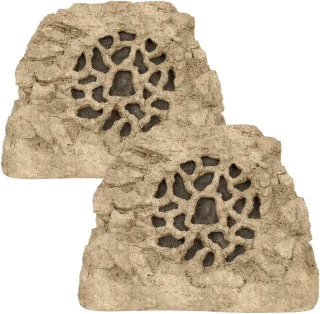 Main image of Speakercraft ASM33817 8" Ruckus 8 One 120W Outdoor Rock Speaker Sandstone (Pair)