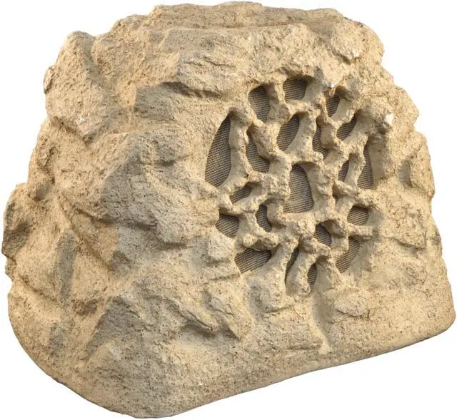 Alt view image 2 of 4 - Speakercraft ASM33817 8" Ruckus 8 One 120W Outdoor Rock Speaker Sandstone (Single)