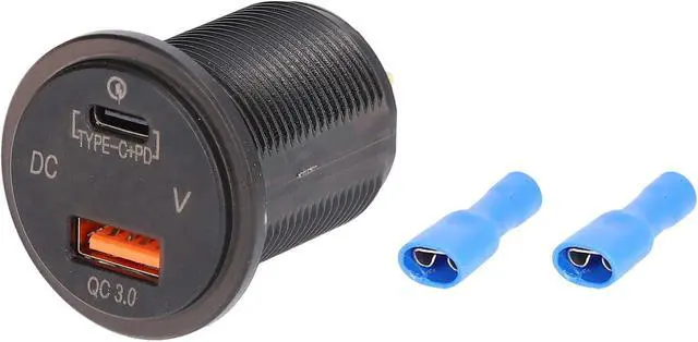 Alt view image 2 of 7 - The Install Bay IBR117 Type C + USB 3.0 4X Charge + Voltmeter Flush Mount