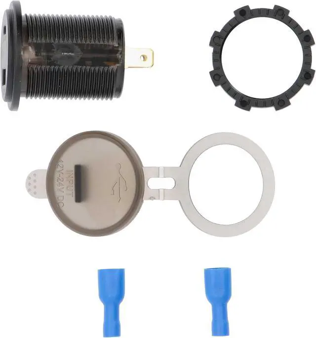 Alt view image 7 of 7 - The Install Bay IBR117 Type C + USB 3.0 4X Charge + Voltmeter Flush Mount