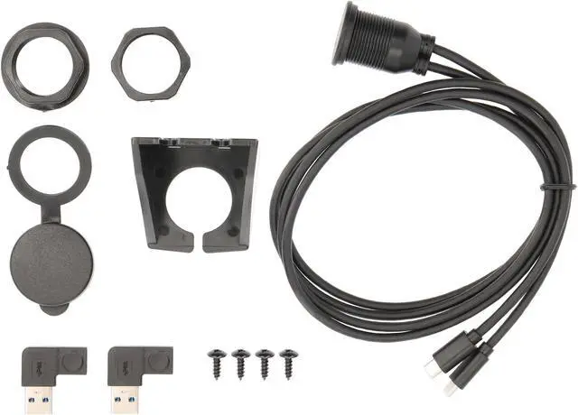 Alt view image 6 of 6 - The Install Bay IBR113 Dual USB-C Charge And Data Flush Mount