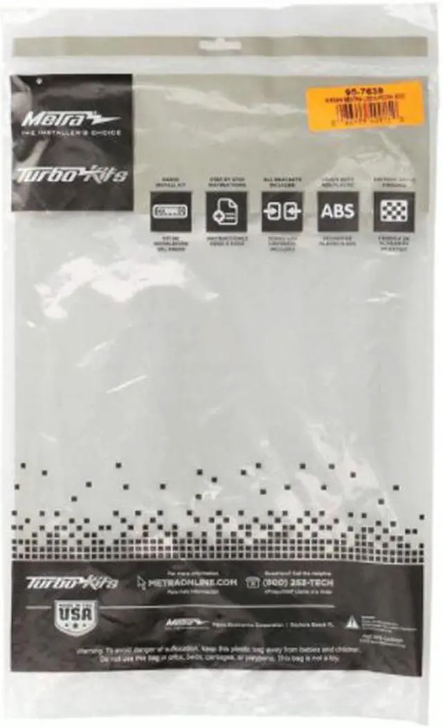 Alt view image 6 of 7 - Metra 95-7638 Double DIN Dash Kit for Nissan Sentra 2020-Up (Gloss Black)