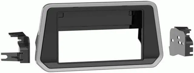 Alt view image 3 of 7 - Metra 95-7638 Double DIN Dash Kit for Nissan Sentra 2020-Up (Gloss Black)