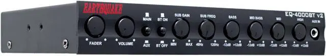 Alt view image 3 of 3 - Earthquake Sound EQ-4000BT v2 9V Max RMS 4-Band Equalizer w/ Bluetooth