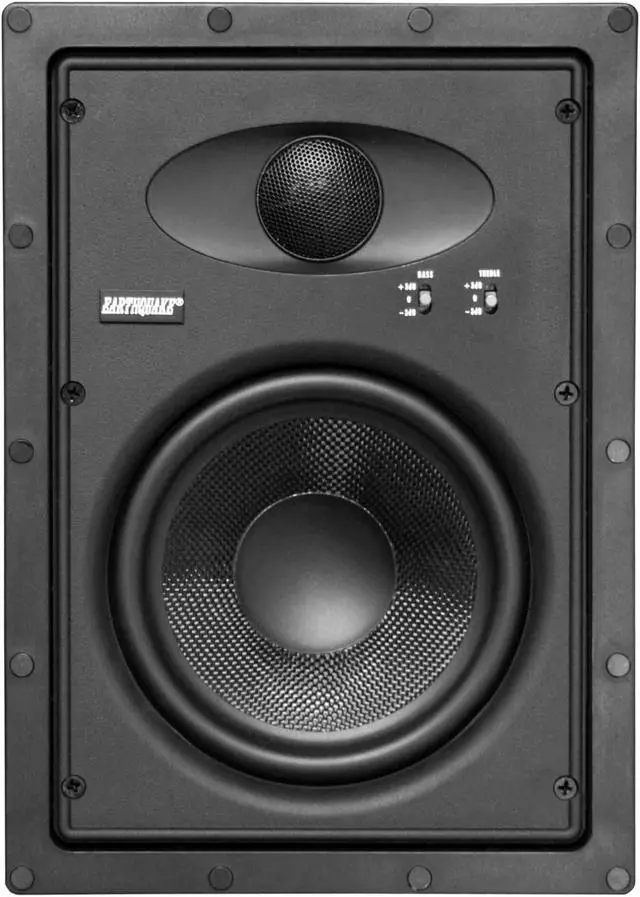 Alt view image 2 of 2 - Earthquake Sound EWS600 6.5 inch 350 Watts Max 8 Ohm Edgeless In-Wall Speaker (Pair)