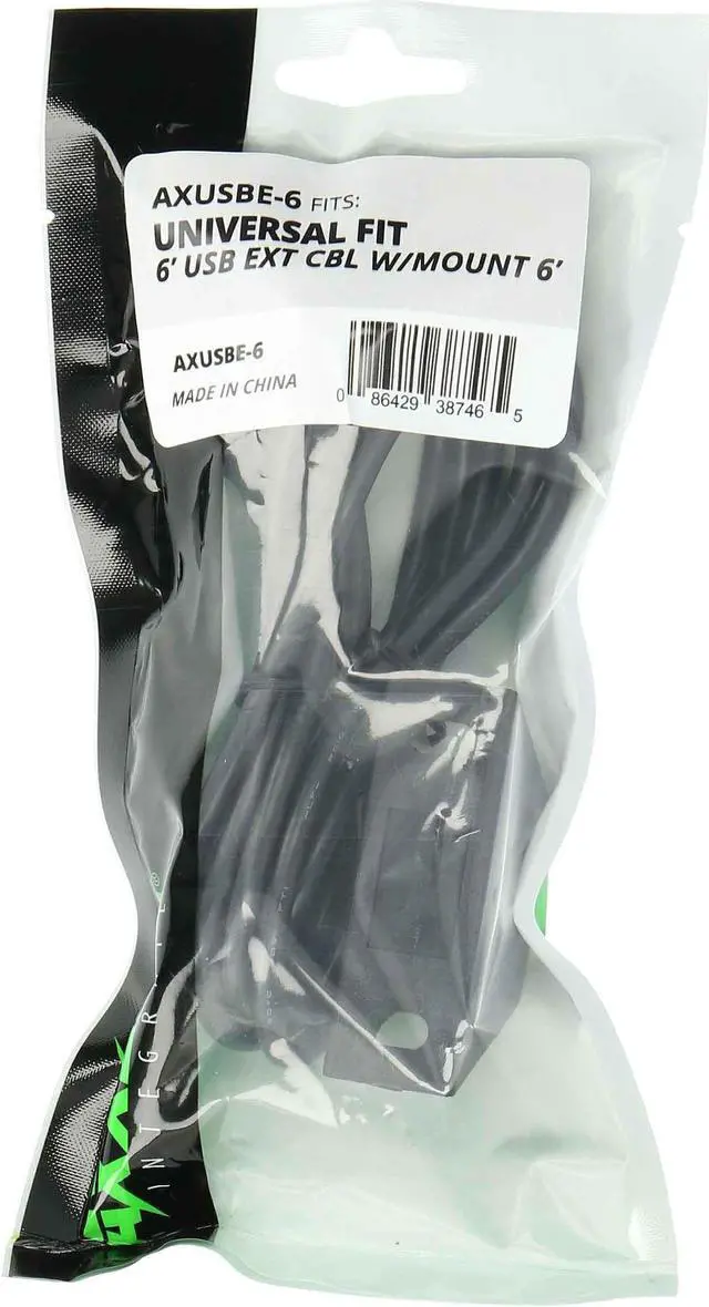 Alt view image 4 of 4 - Axxess  AXUSBE-6 Male USB to Female USB Jack with Mount