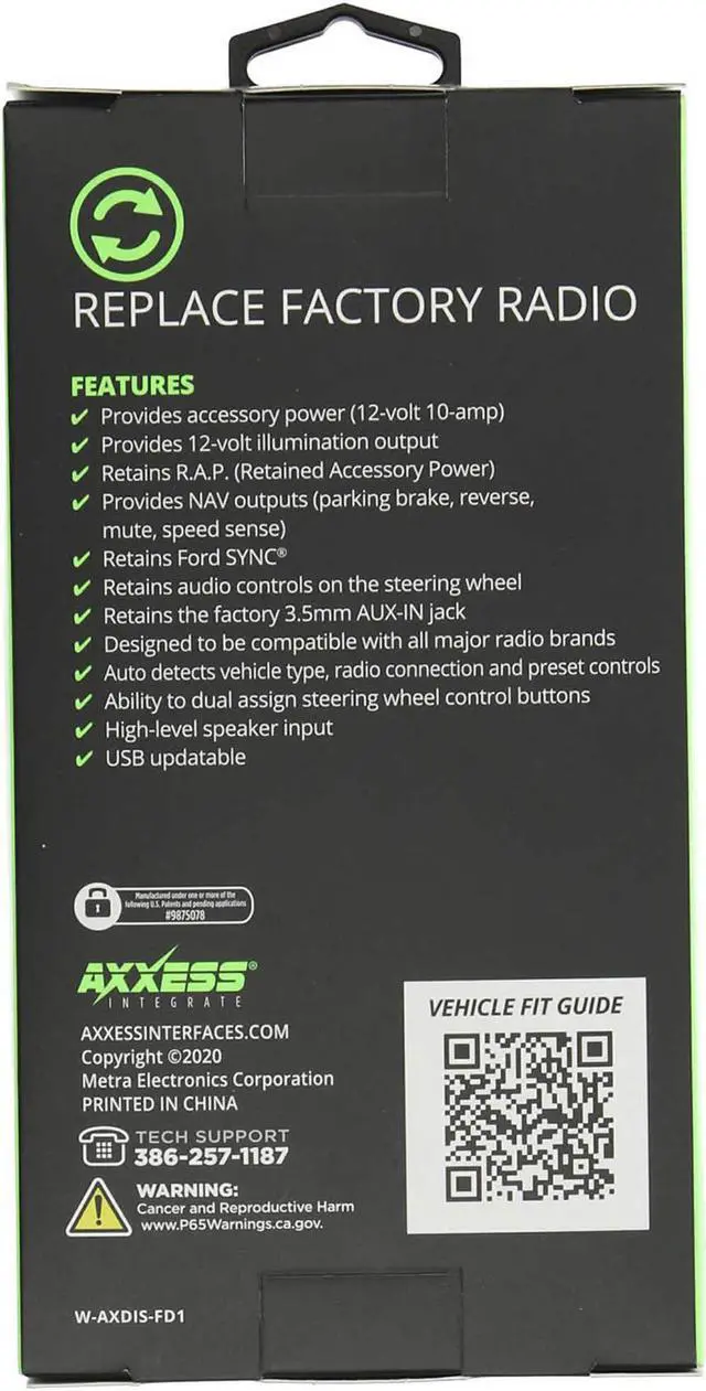 Alt view image 4 of 12 - Axxess AXDIS-FD1 Data Interface with SWC for select Ford 2007-Up Vehicles