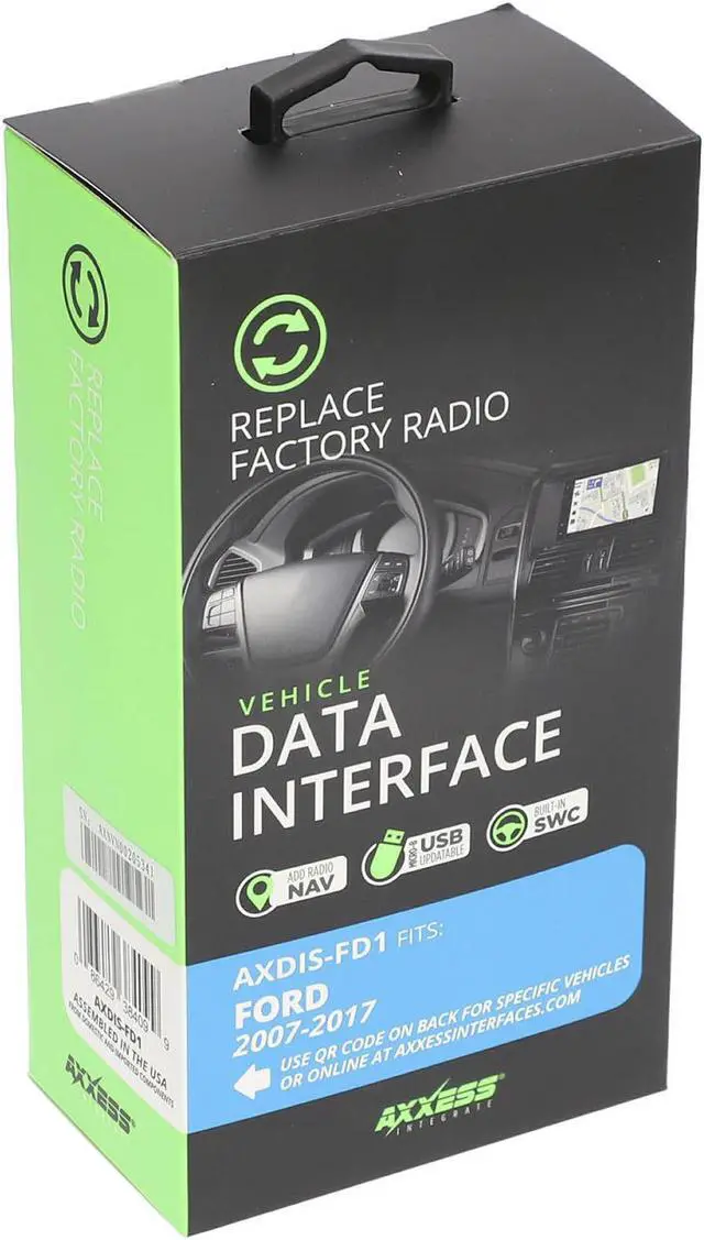 Alt view image 3 of 12 - Axxess AXDIS-FD1 Data Interface with SWC for select Ford 2007-Up Vehicles