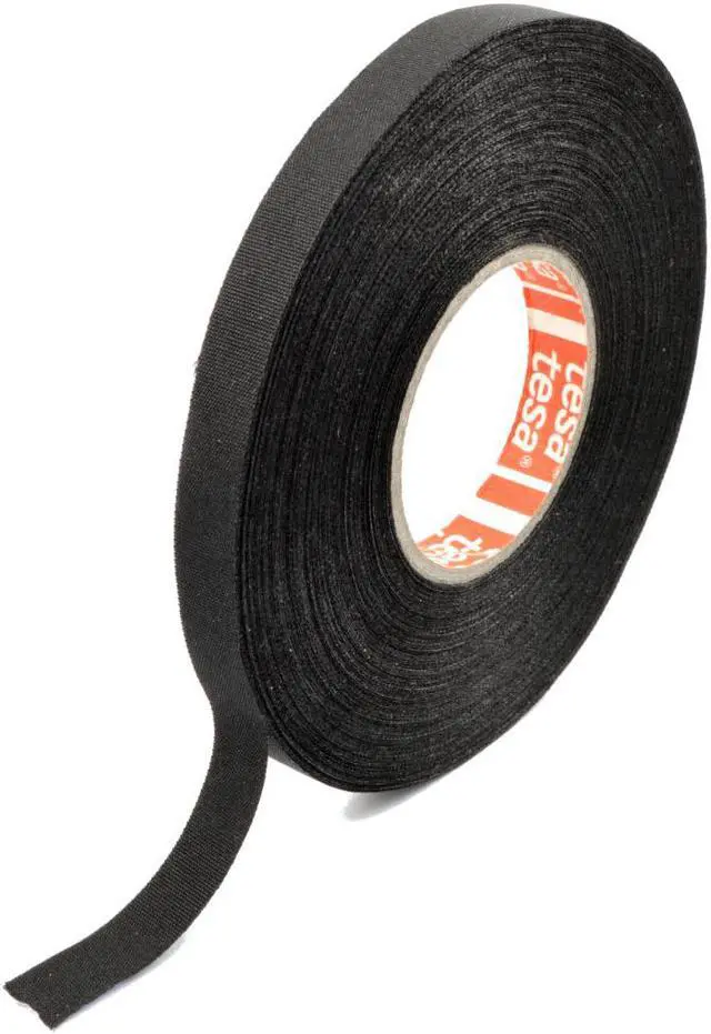 Alt view image 3 of 5 - Tesa IB51026 3/8 in x 82 ft Single Layer Fabric PET Cloth Exterior Harness Tape (5 Pack)